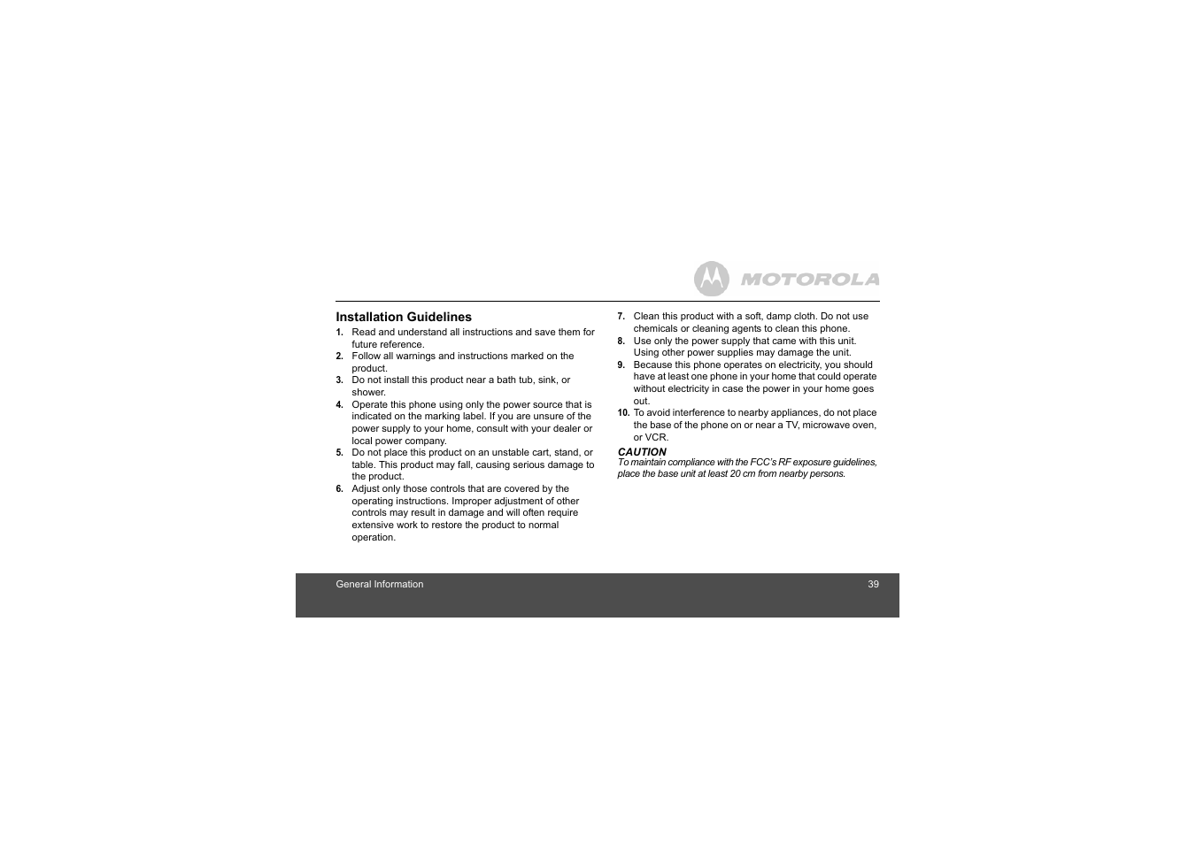 Motorola S803 User Manual | Page 39 / 52