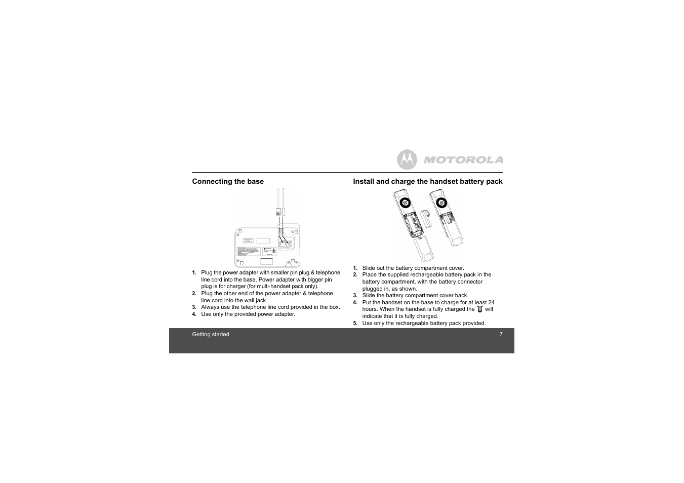 Motorola S803 User Manual | Page 7 / 52