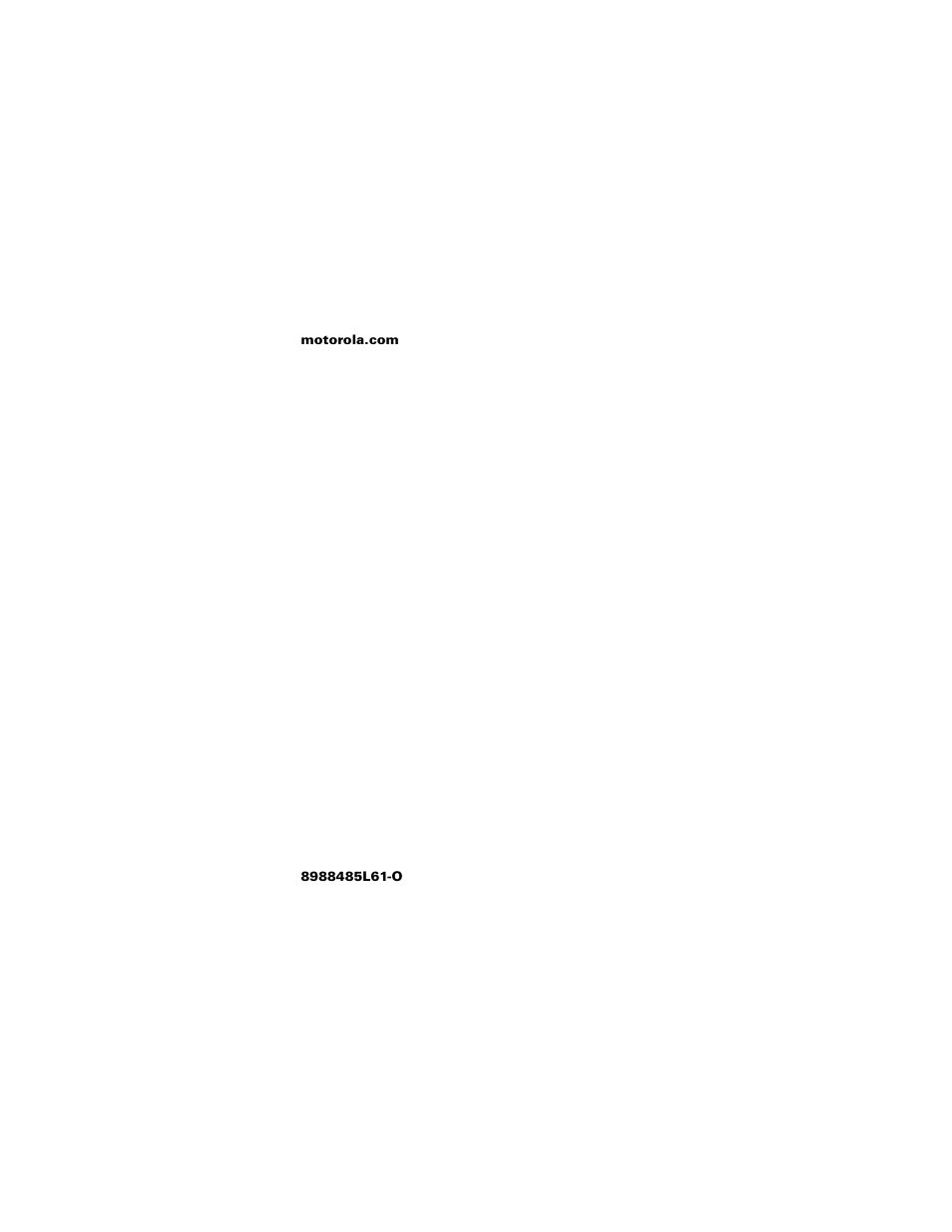 Motorola T731 User Manual | Page 104 / 104