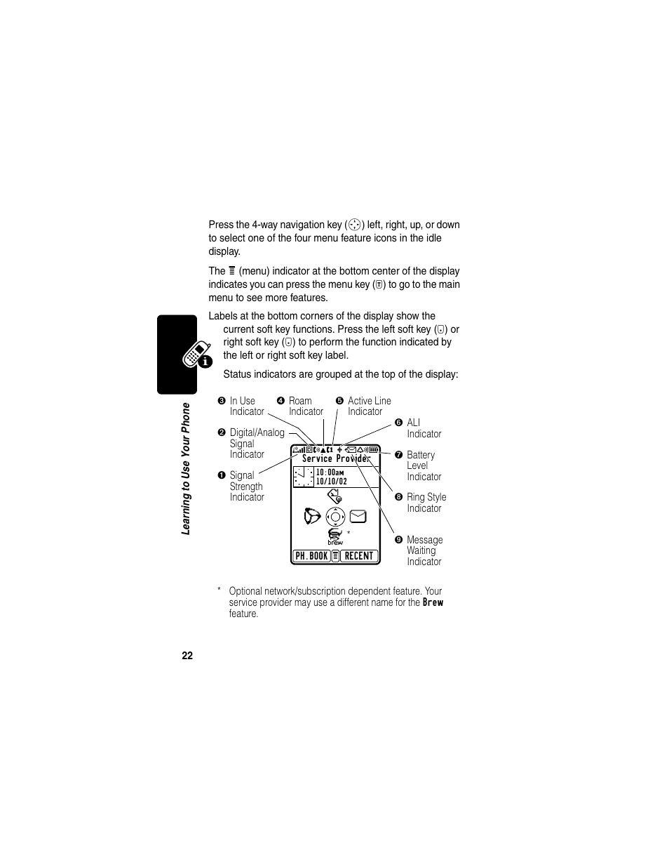 Lu : j, 8?im v q 5 | Motorola T731 User Manual | Page 24 / 104