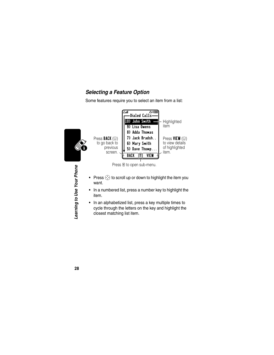 Motorola T731 User Manual | Page 30 / 104