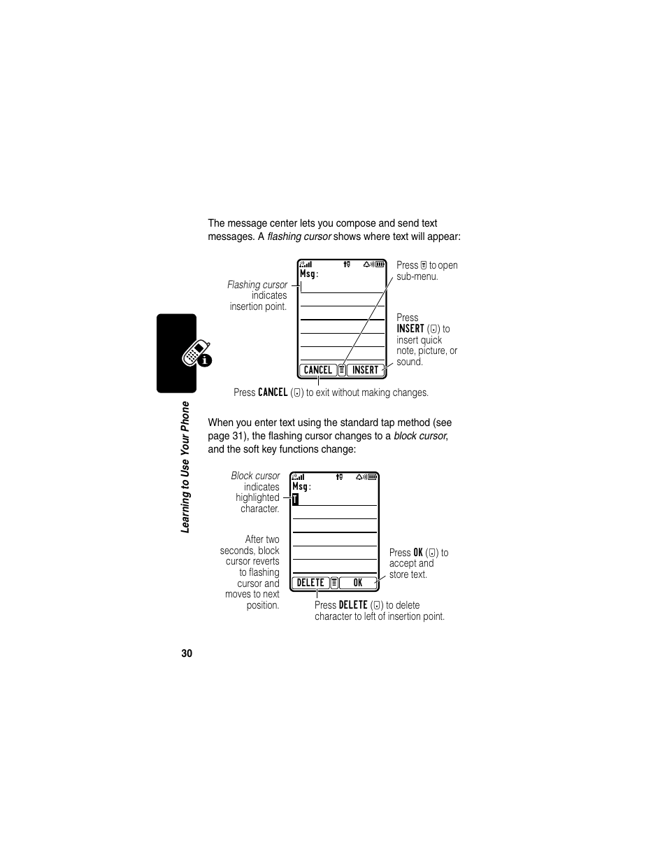 P v 5 | Motorola T731 User Manual | Page 32 / 104