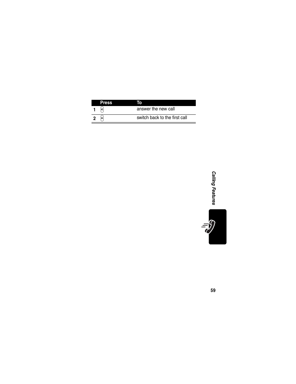 Motorola T731 User Manual | Page 61 / 104