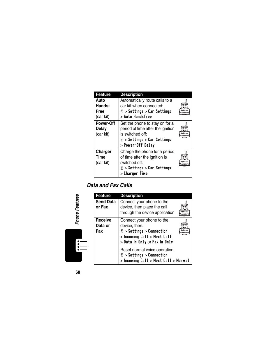 Motorola T731 User Manual | Page 70 / 104
