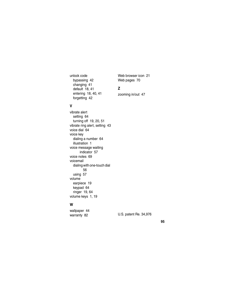 Motorola T731 User Manual | Page 97 / 104