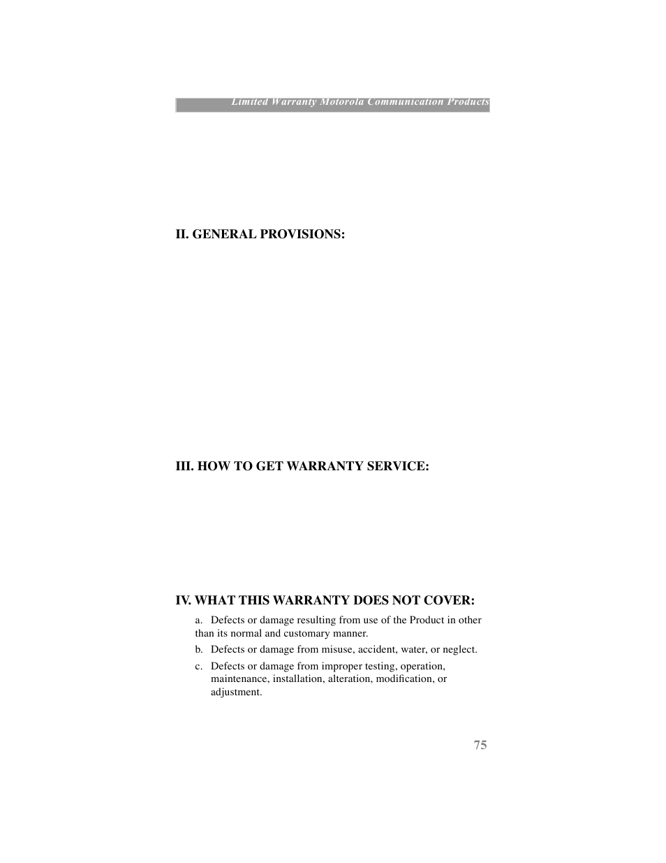 Motorola iDEN User Manual | Page 83 / 93