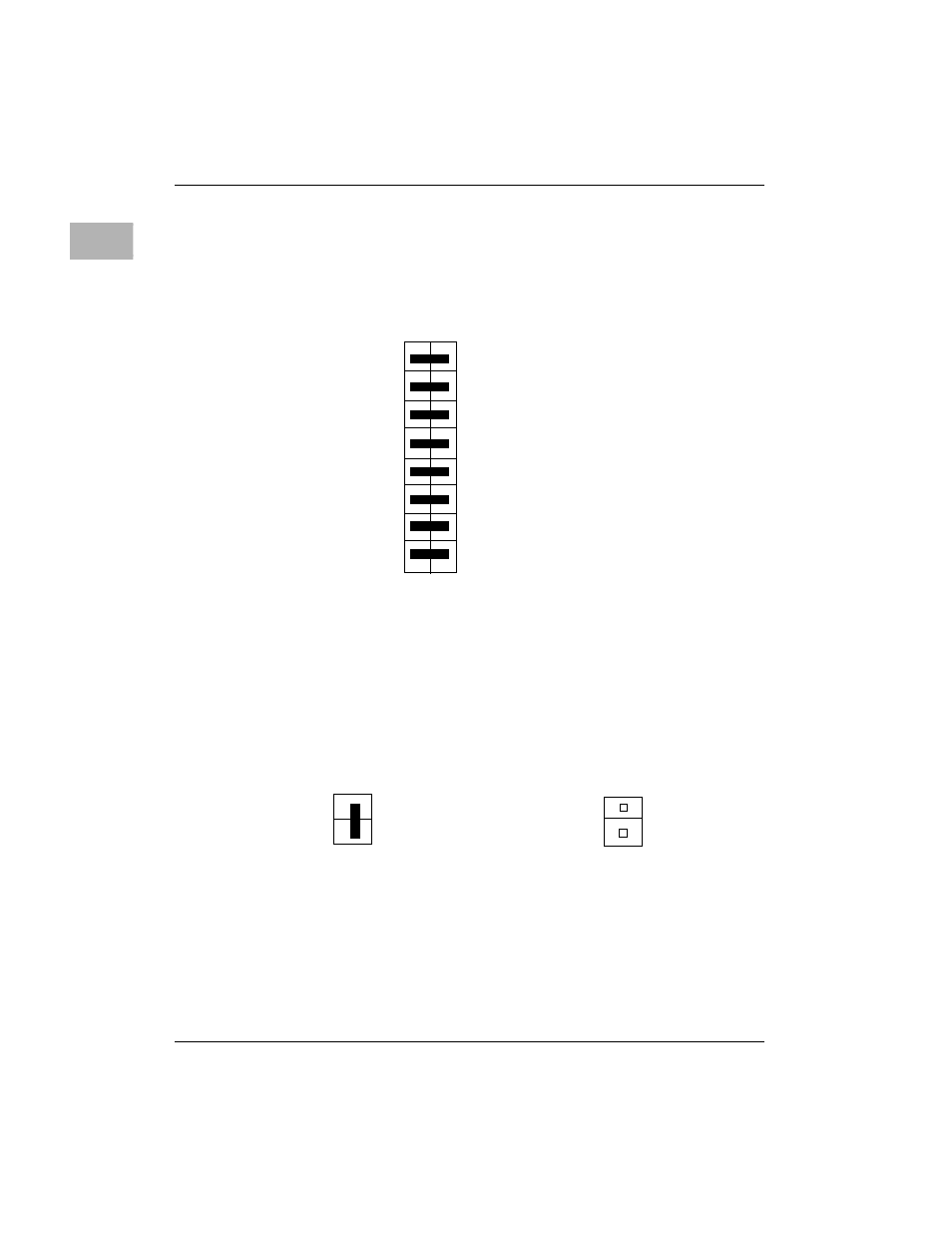 General purpose readable jumpers on header j3, System controller header j6 | Motorola MVME166IG/D2 User Manual | Page 40 / 122