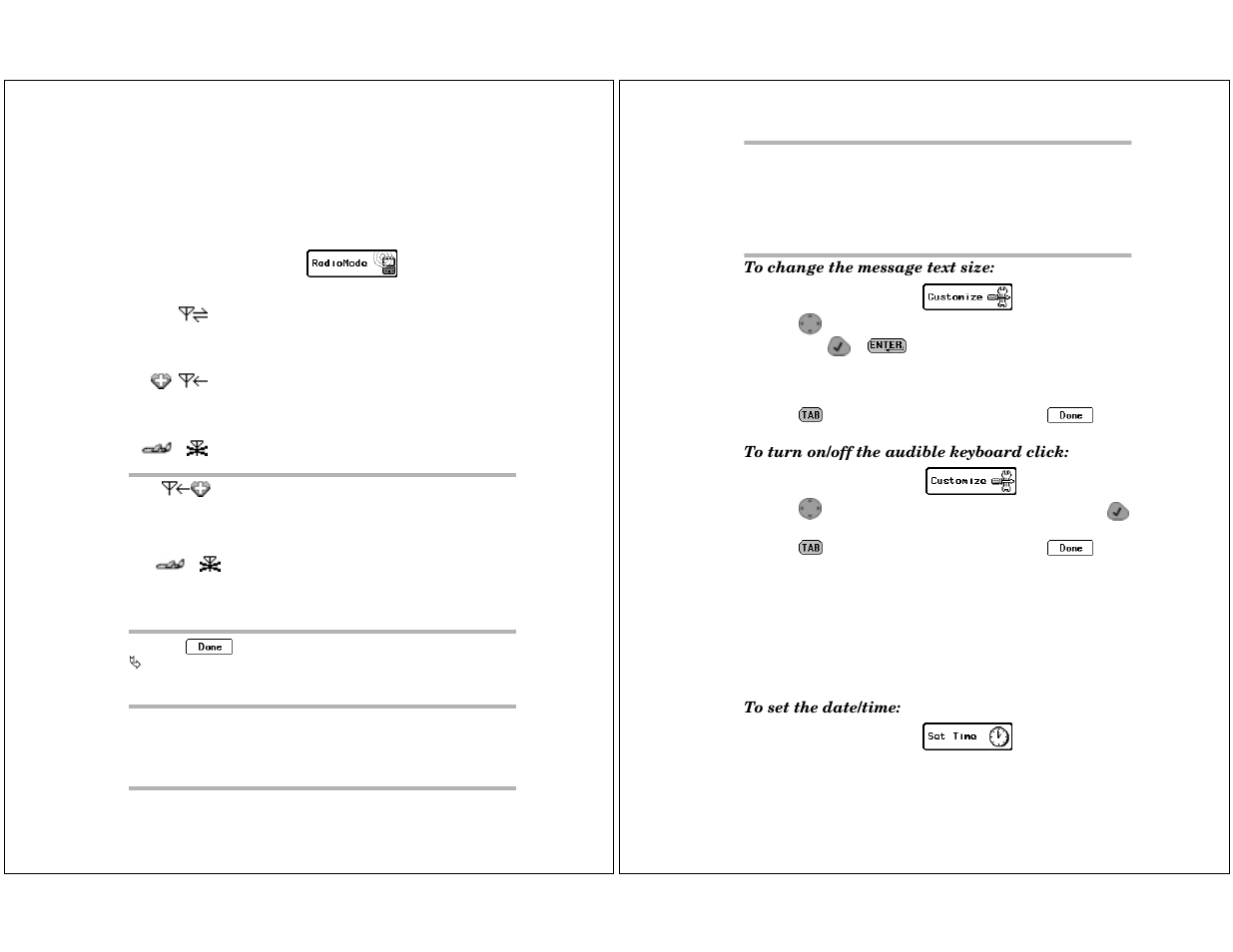 Setting the date and time | Motorola P930 User Manual | Page 15 / 50