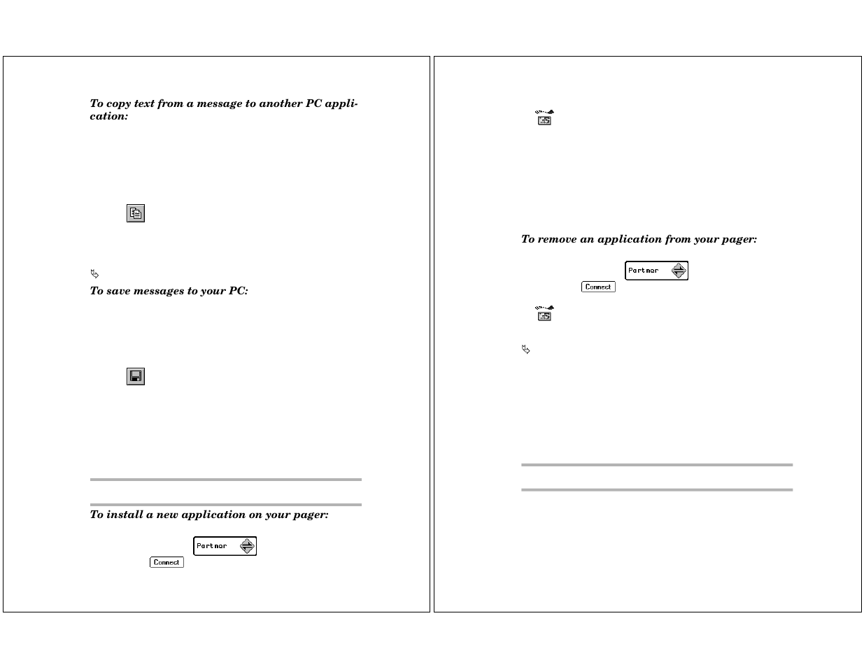 Installing and removing applications, Backing- up and restoring information | Motorola P930 User Manual | Page 39 / 50