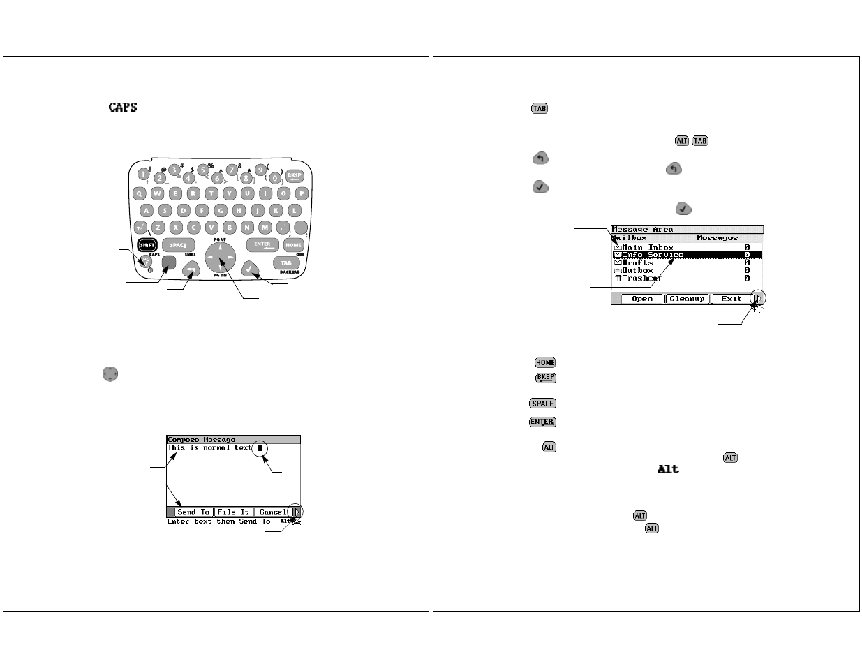The keyboard | Motorola P930 User Manual | Page 8 / 50