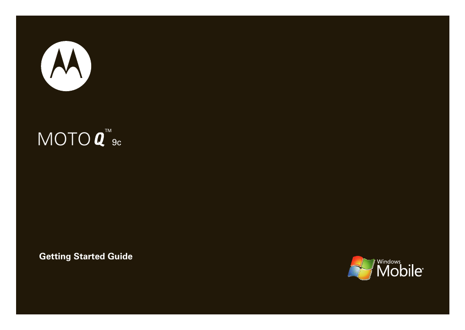 Motorola MOTO 9C User Manual | 84 pages