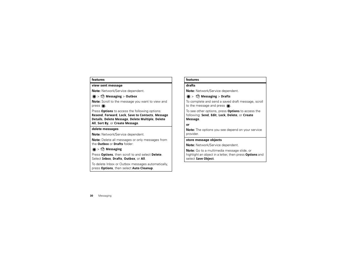 Motorola BALI User Manual | Page 32 / 62