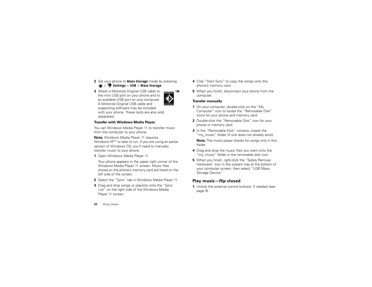 Motorola BALI User Manual | Page 34 / 62