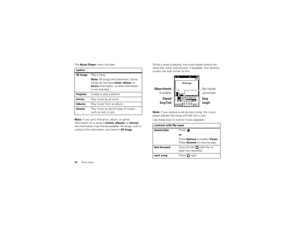 Motorola BALI User Manual | Page 36 / 62