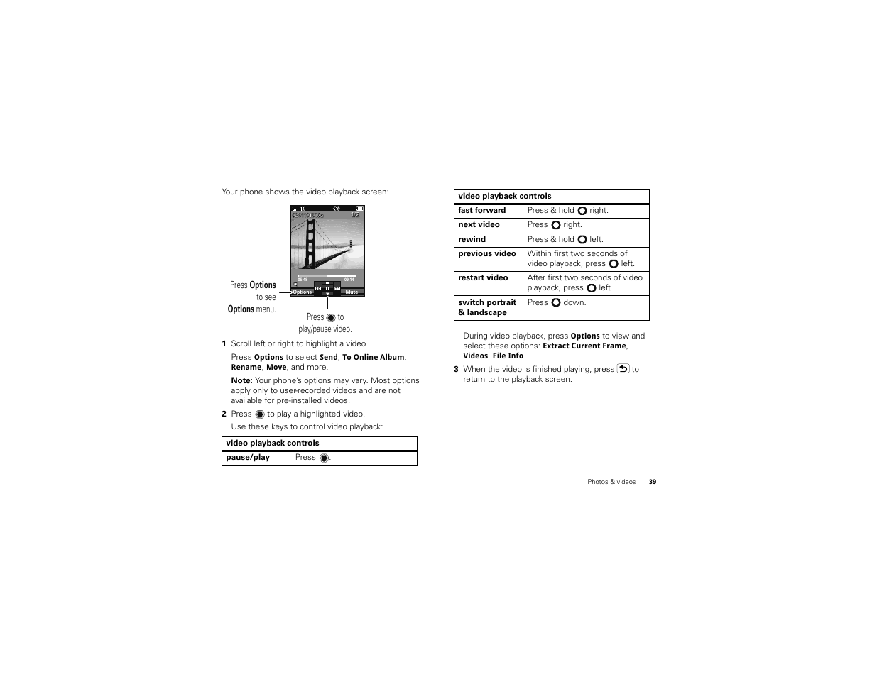 Motorola BALI User Manual | Page 41 / 62