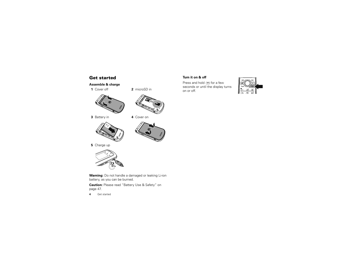 Motorola BALI User Manual | Page 6 / 62
