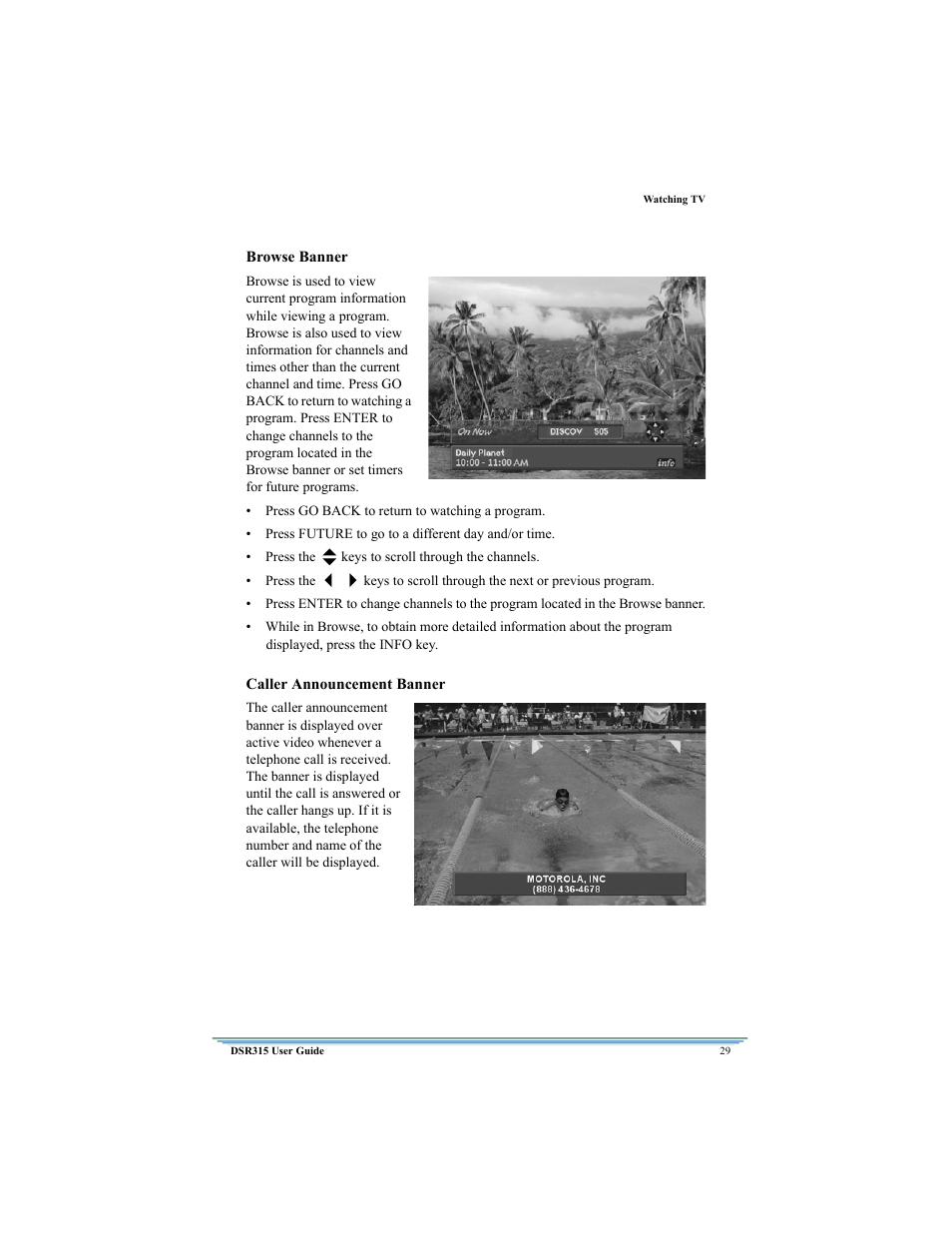 Motorola DSR315 User Manual | Page 41 / 70