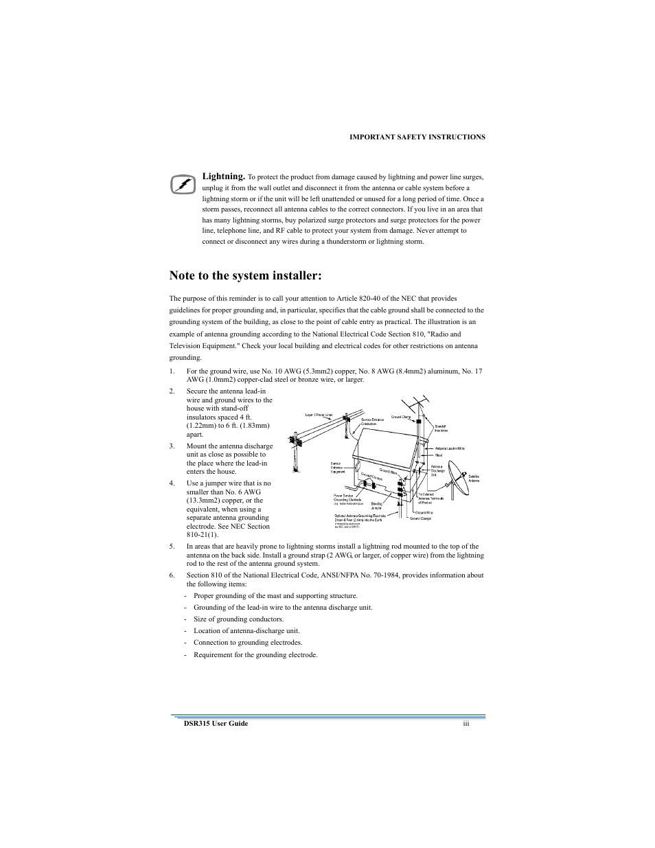 Motorola DSR315 User Manual | Page 5 / 70