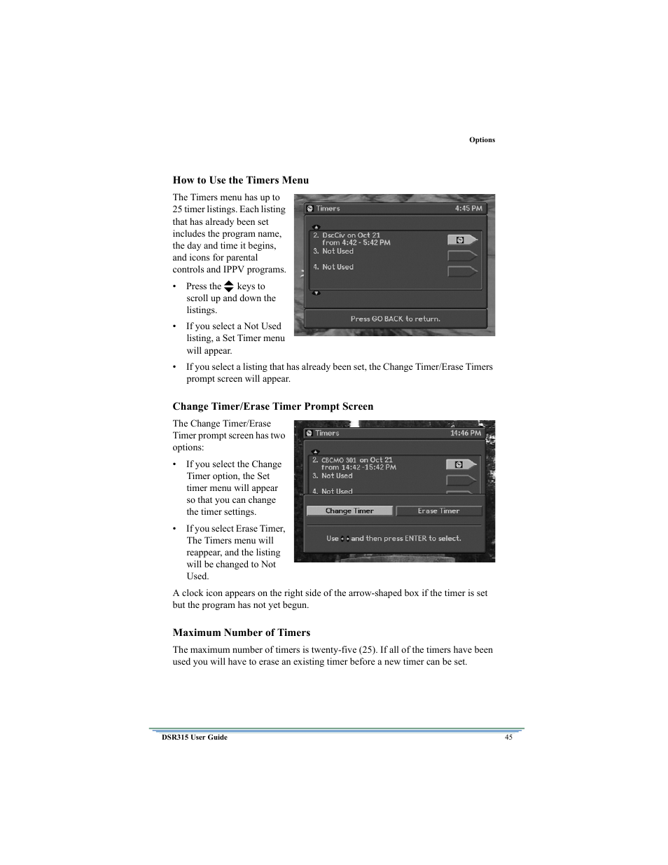 Motorola DSR315 User Manual | Page 57 / 70