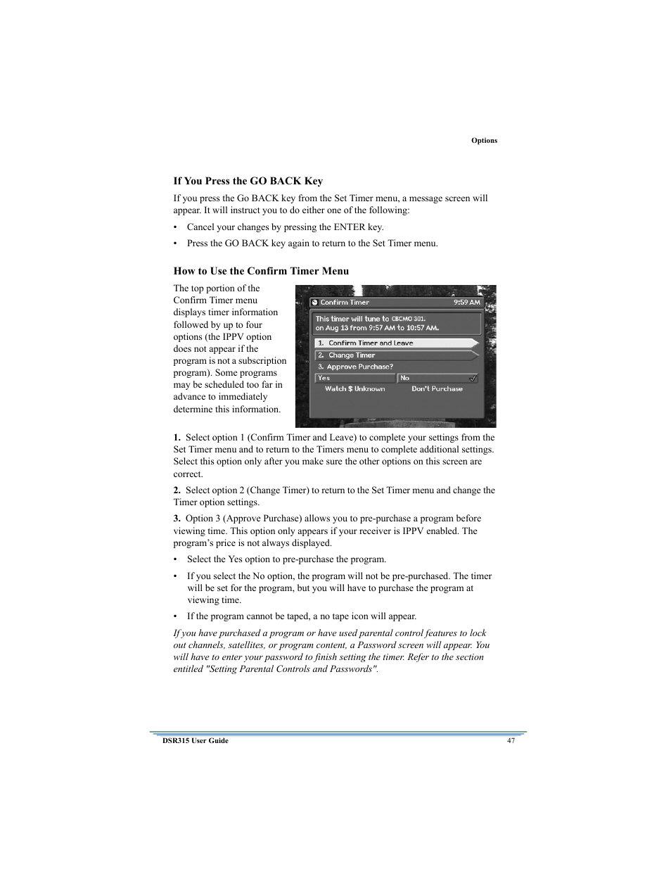 Motorola DSR315 User Manual | Page 59 / 70