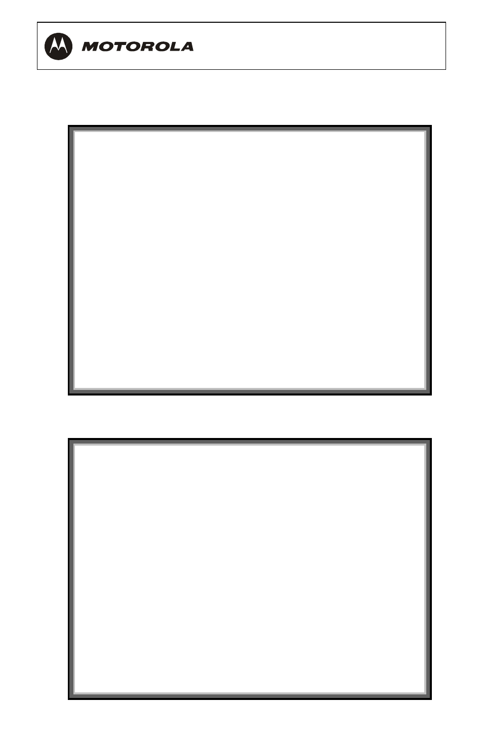 This screen appears if the hdmi port is active, This screen appears if the hdmi port is not active | Motorola QIP6200/QIP64xx User Manual | Page 18 / 50