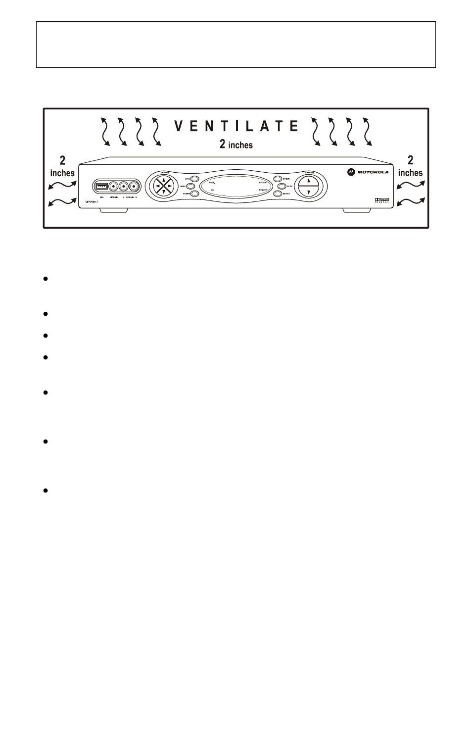 Important safety considerations | Motorola QIP6200/QIP64xx User Manual | Page 25 / 50