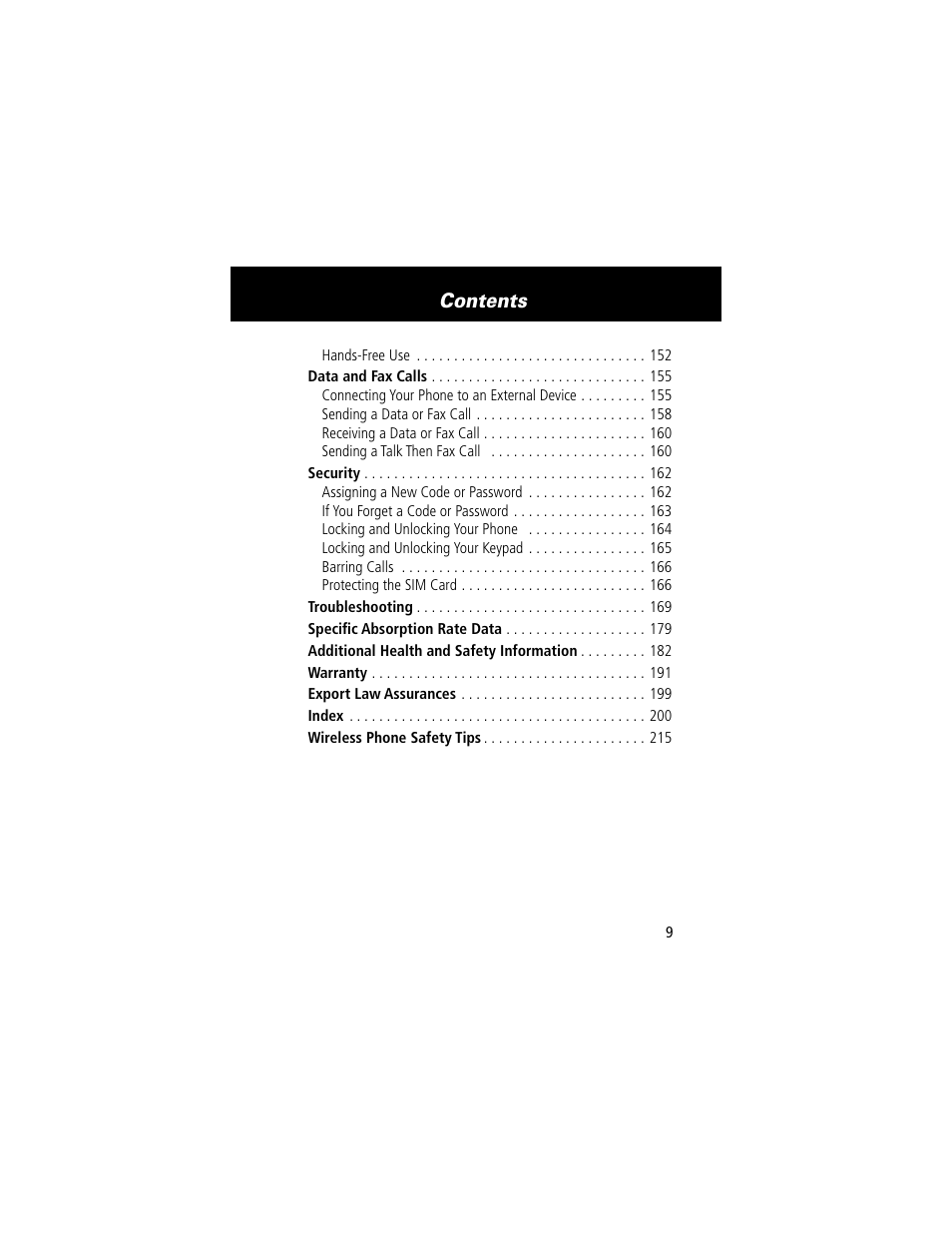 Motorola 280 User Manual | Page 11 / 222