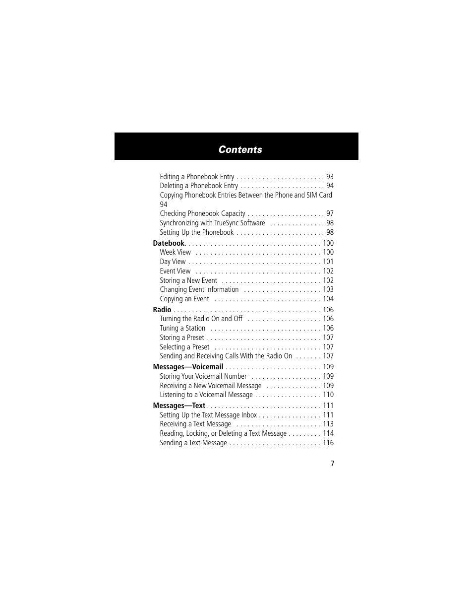 Motorola 280 User Manual | Page 9 / 222