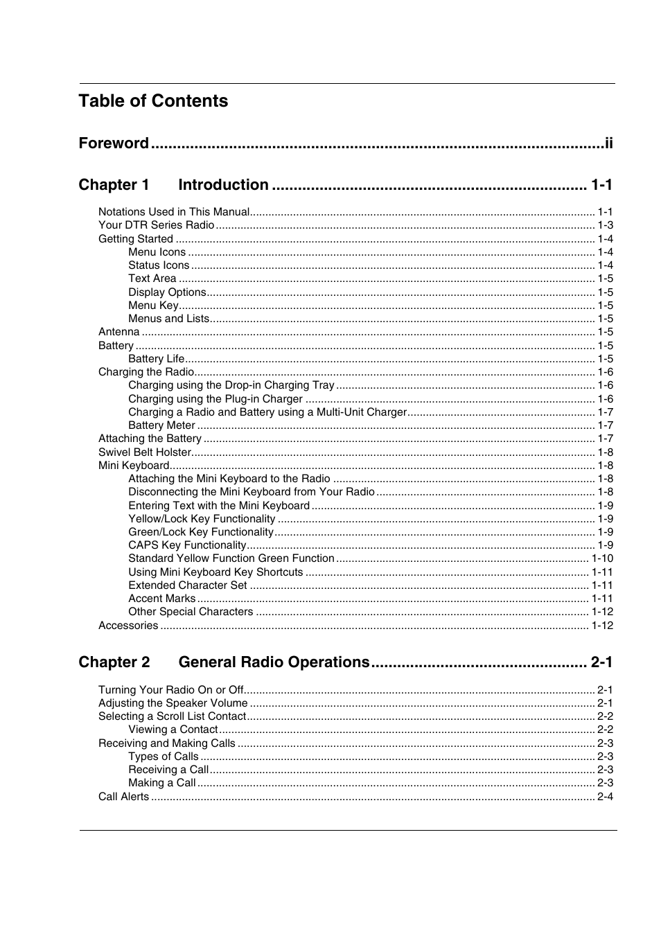 Motorola DTR2430 User Manual | Page 3 / 68