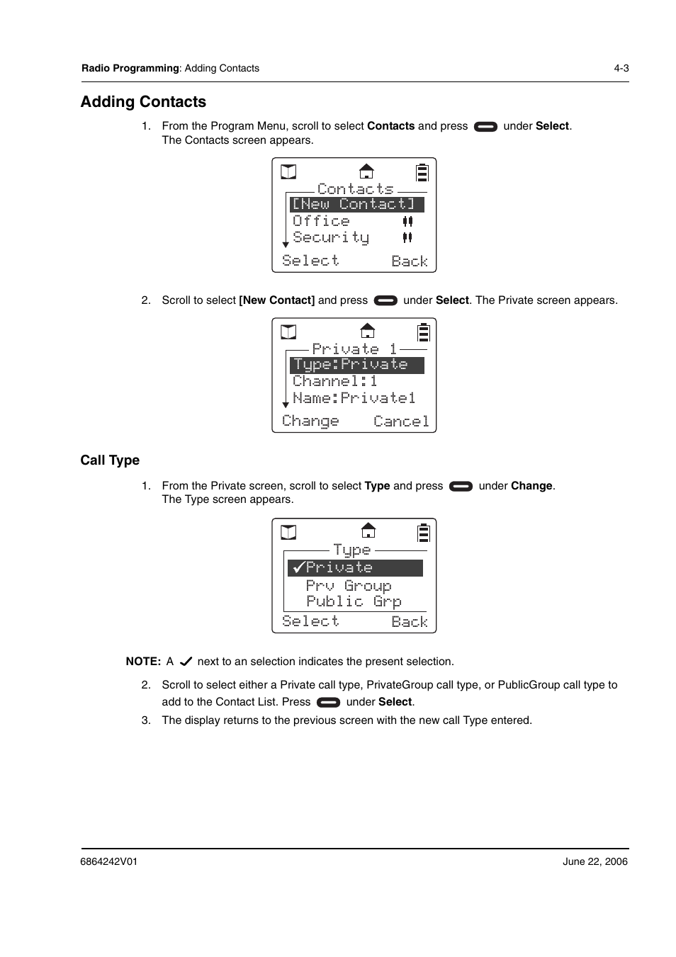 Public grp | Motorola DTR2430 User Manual | Page 47 / 68