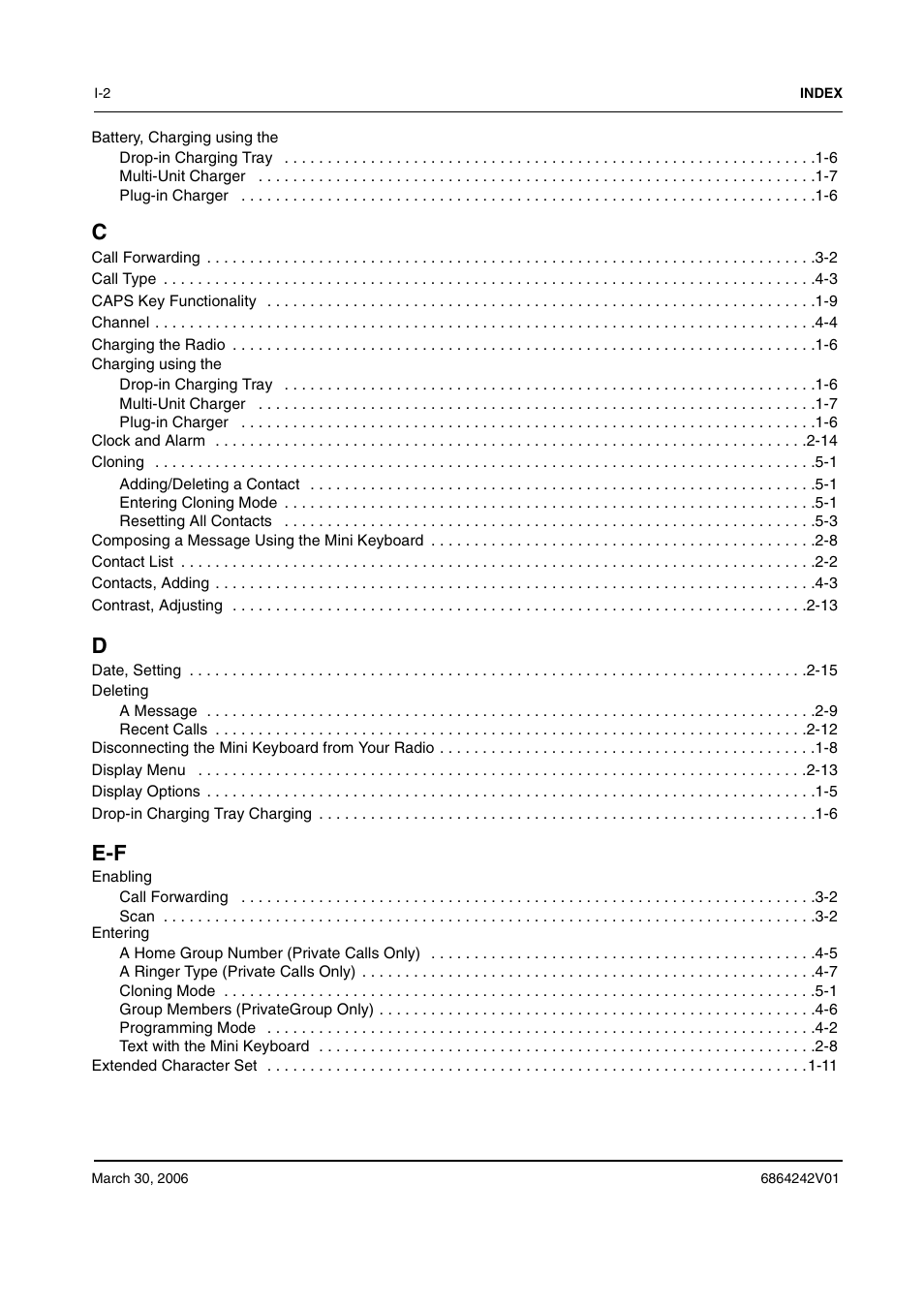 Motorola DTR2430 User Manual | Page 64 / 68