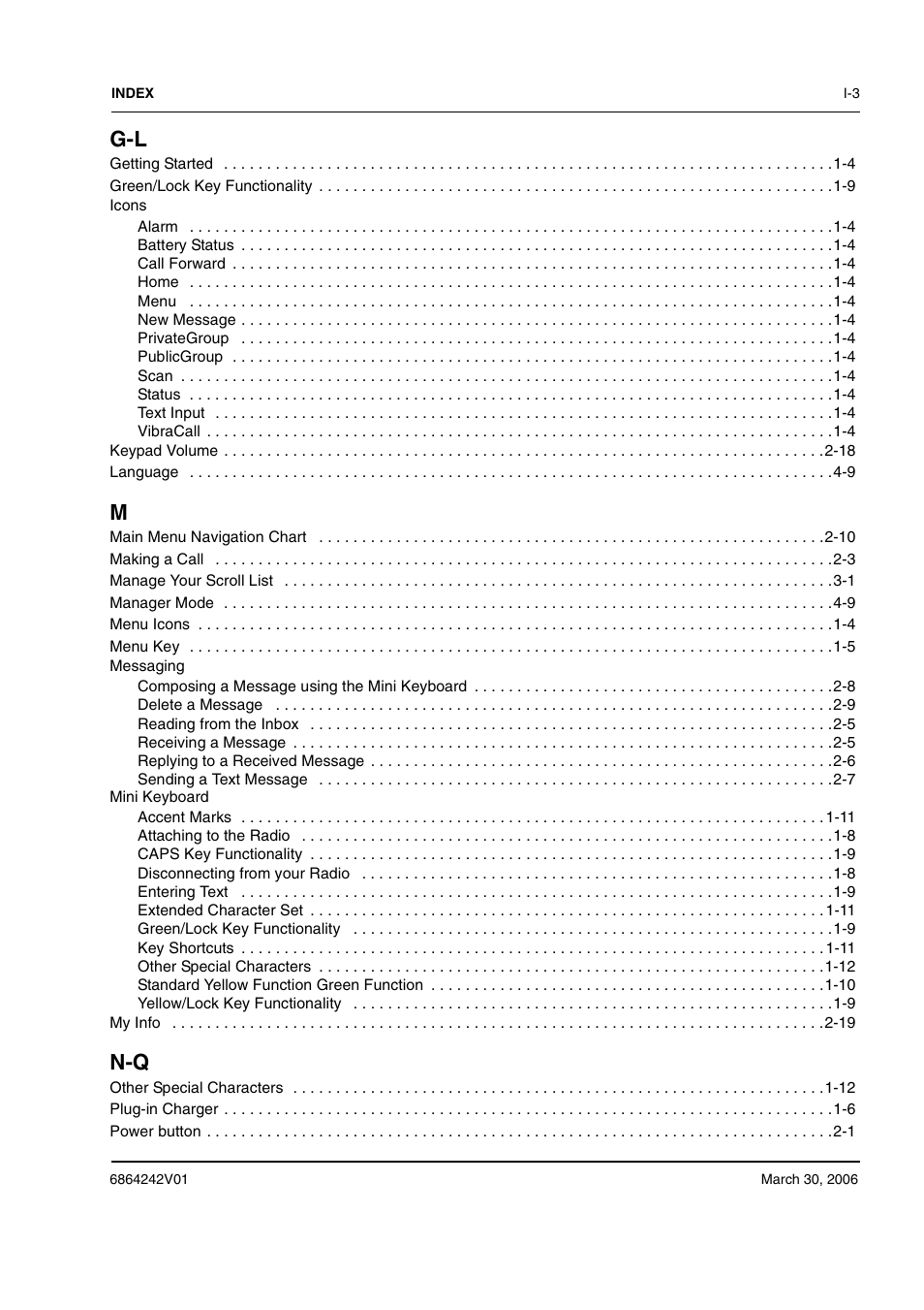 Motorola DTR2430 User Manual | Page 65 / 68