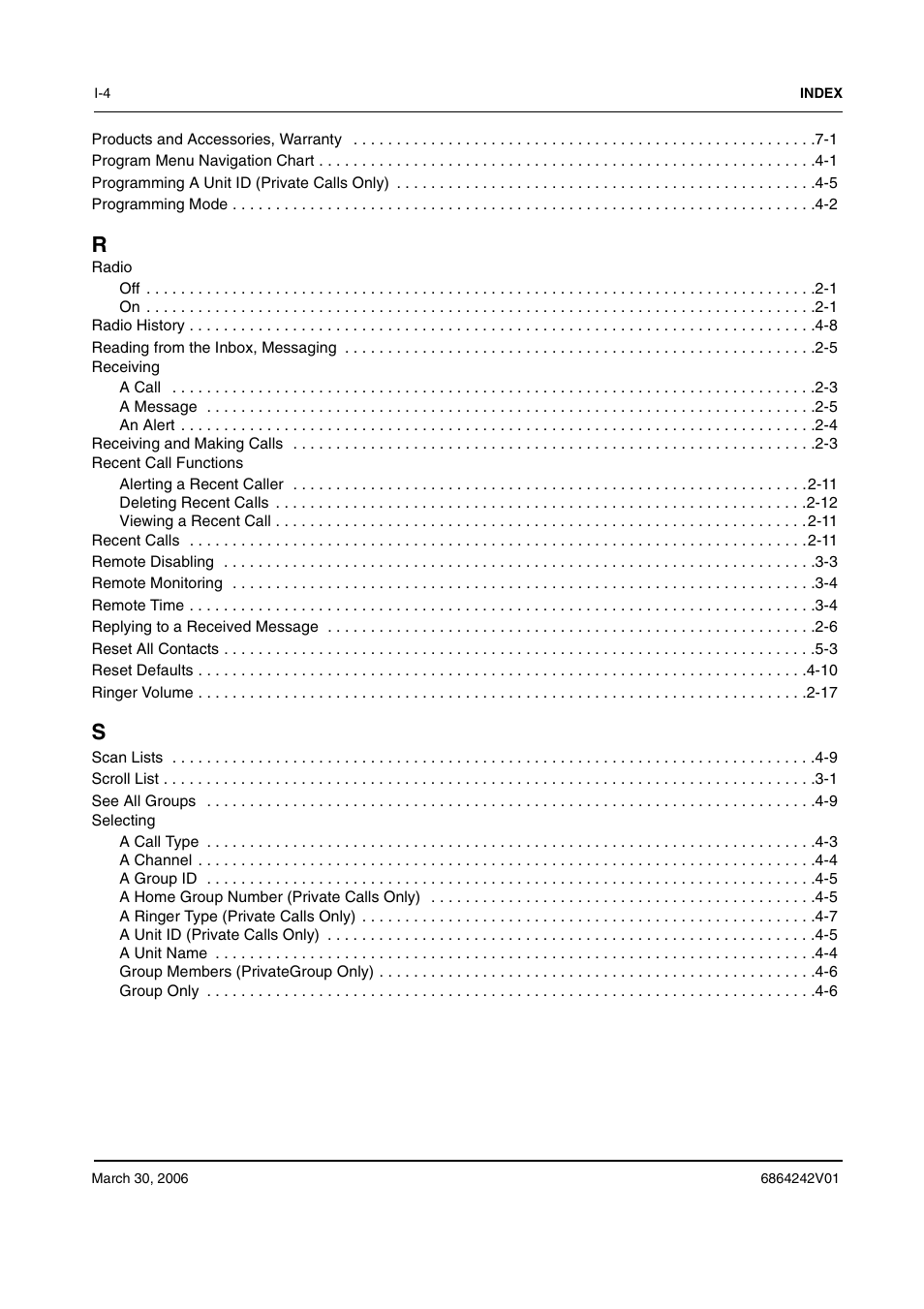 Motorola DTR2430 User Manual | Page 66 / 68