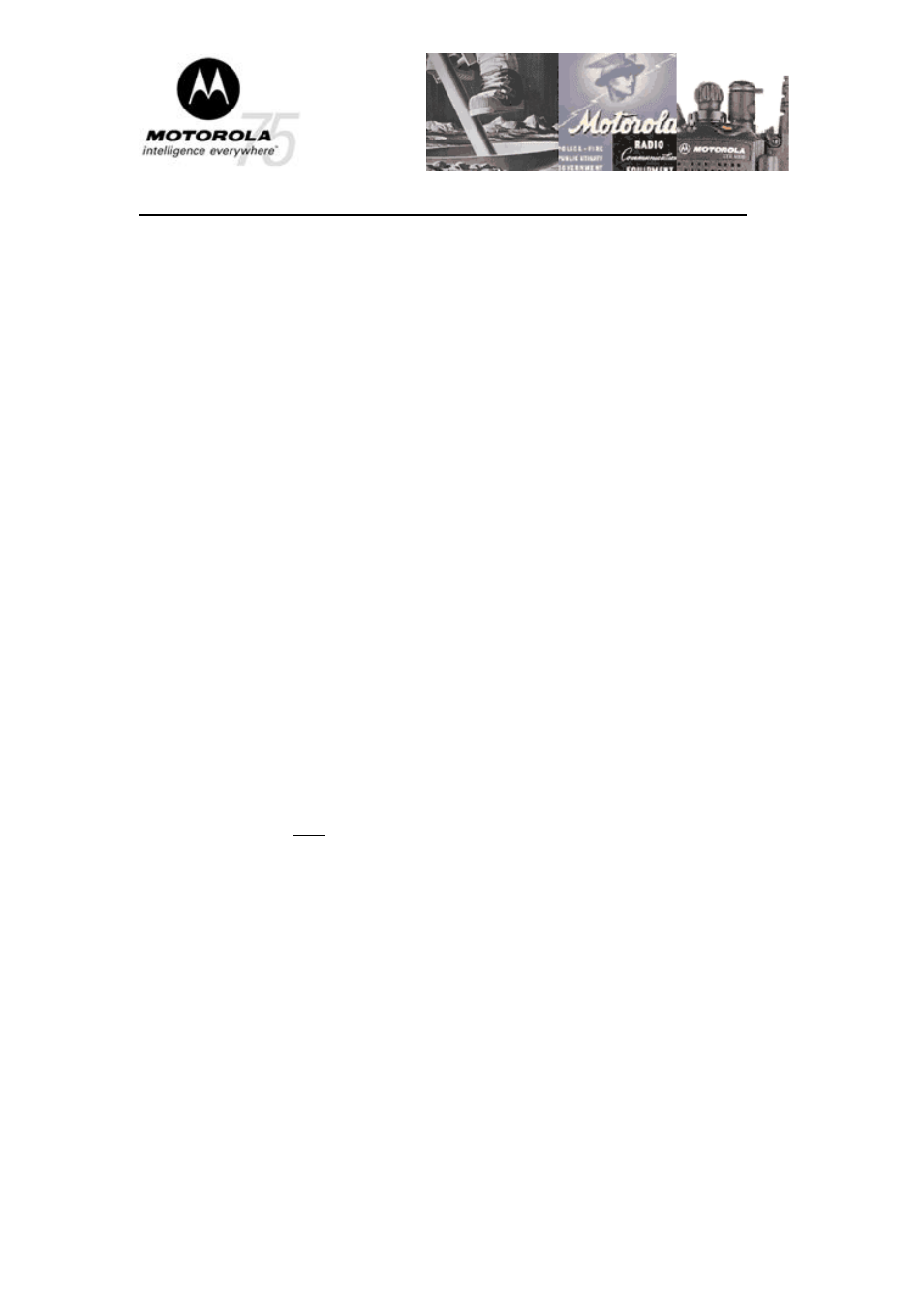 Motorola iO1500R User Manual | Page 8 / 8