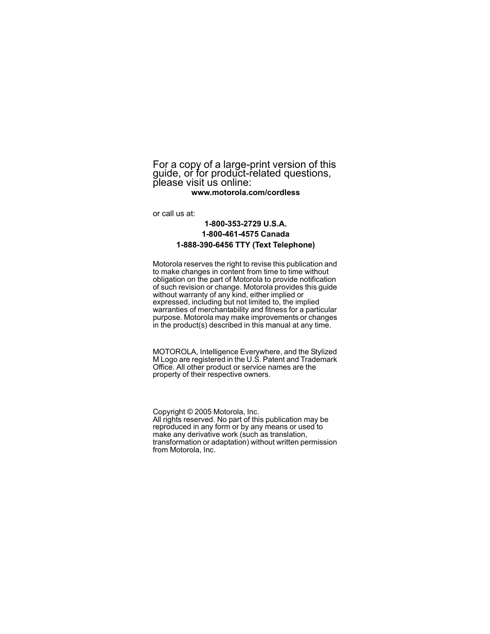 Motorola MD4160 Series User Manual | Page 2 / 86