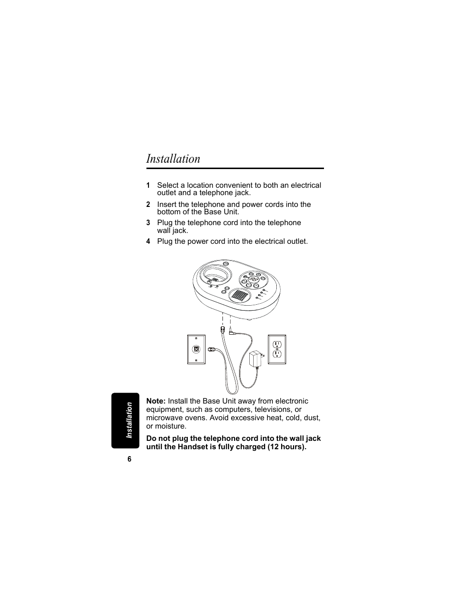 Installation | Motorola MD4160 Series User Manual | Page 21 / 86