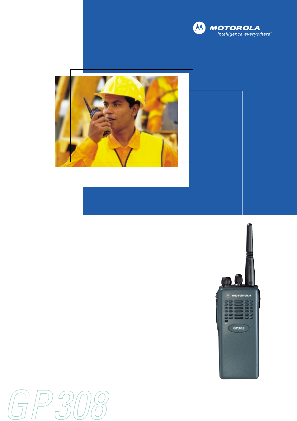 Motorola BASIC RADIO GP308 User Manual | 4 pages