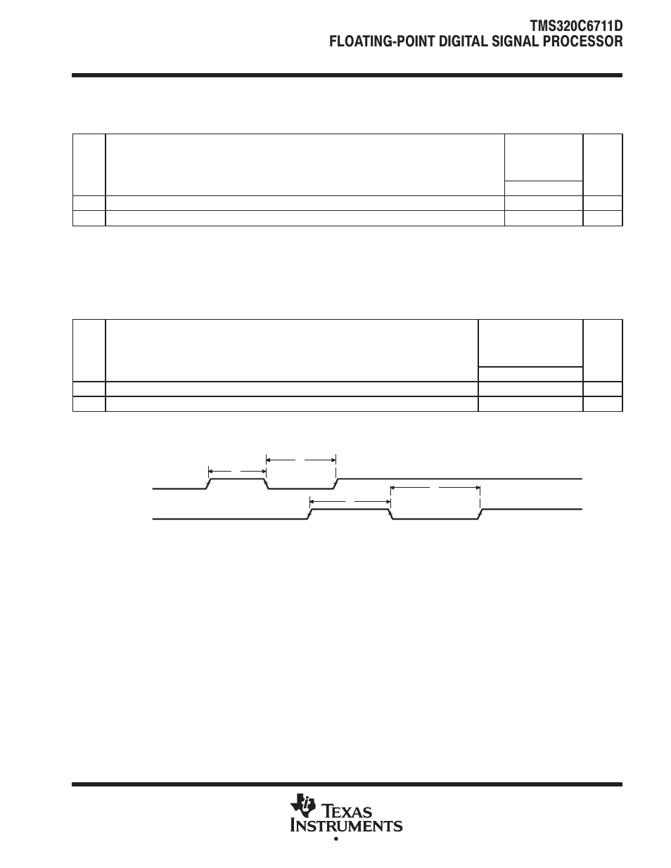 General-purpose input/output (gpio) port timing, See figure 53) | Motorola TMS320C6711D User Manual | Page 101 / 107