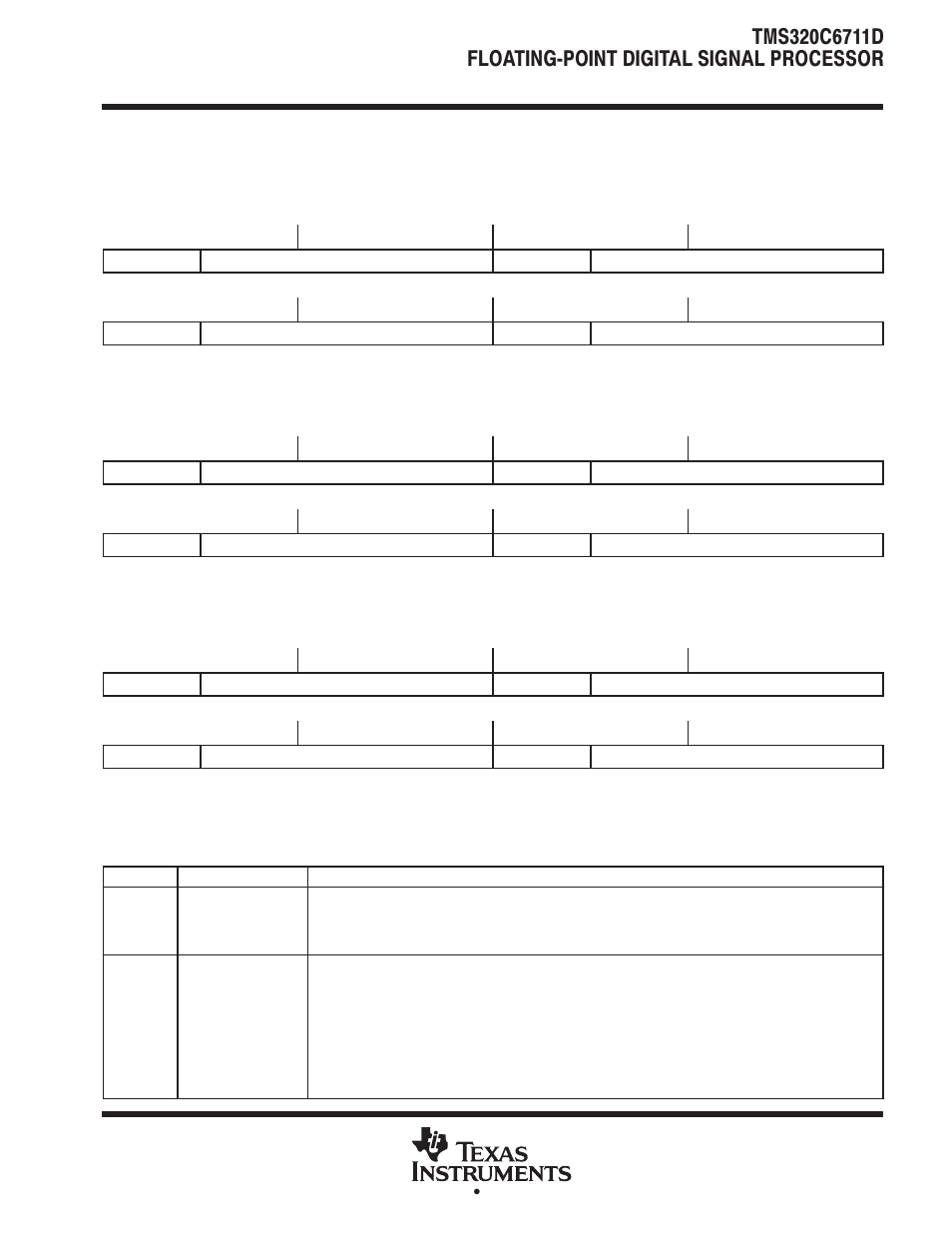 Esel0 register (0x01a0 ff00), Esel1 register (0x01a0 ff04), Esel3 register (0x01a0 ff0c) | Edma module and edma selector (continued) | Motorola TMS320C6711D User Manual | Page 45 / 107