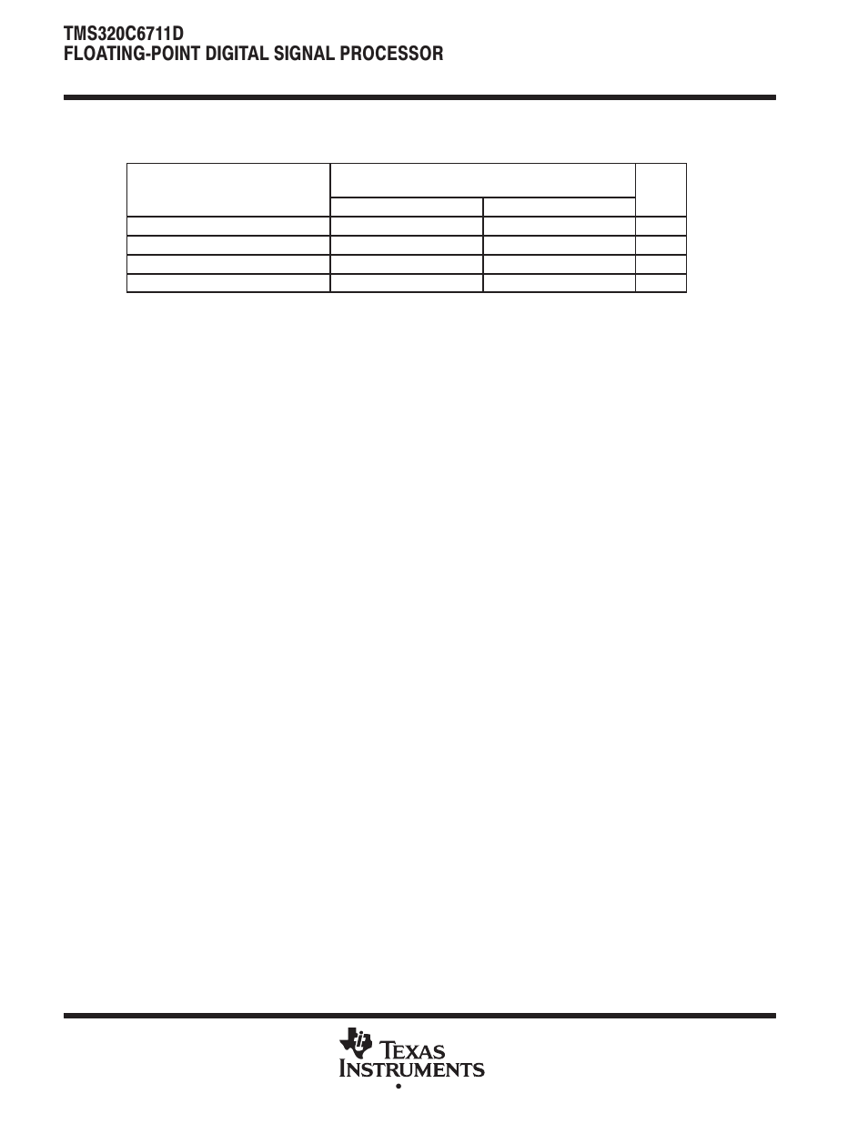 Pll and pll controller (continued) | Motorola TMS320C6711D User Manual | Page 48 / 107