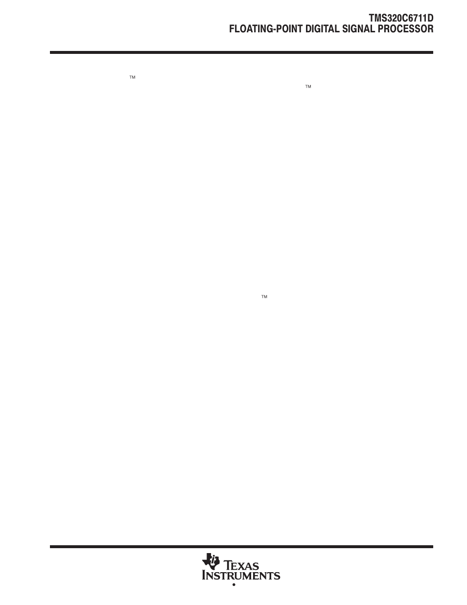 Description | Motorola TMS320C6711D User Manual | Page 5 / 107