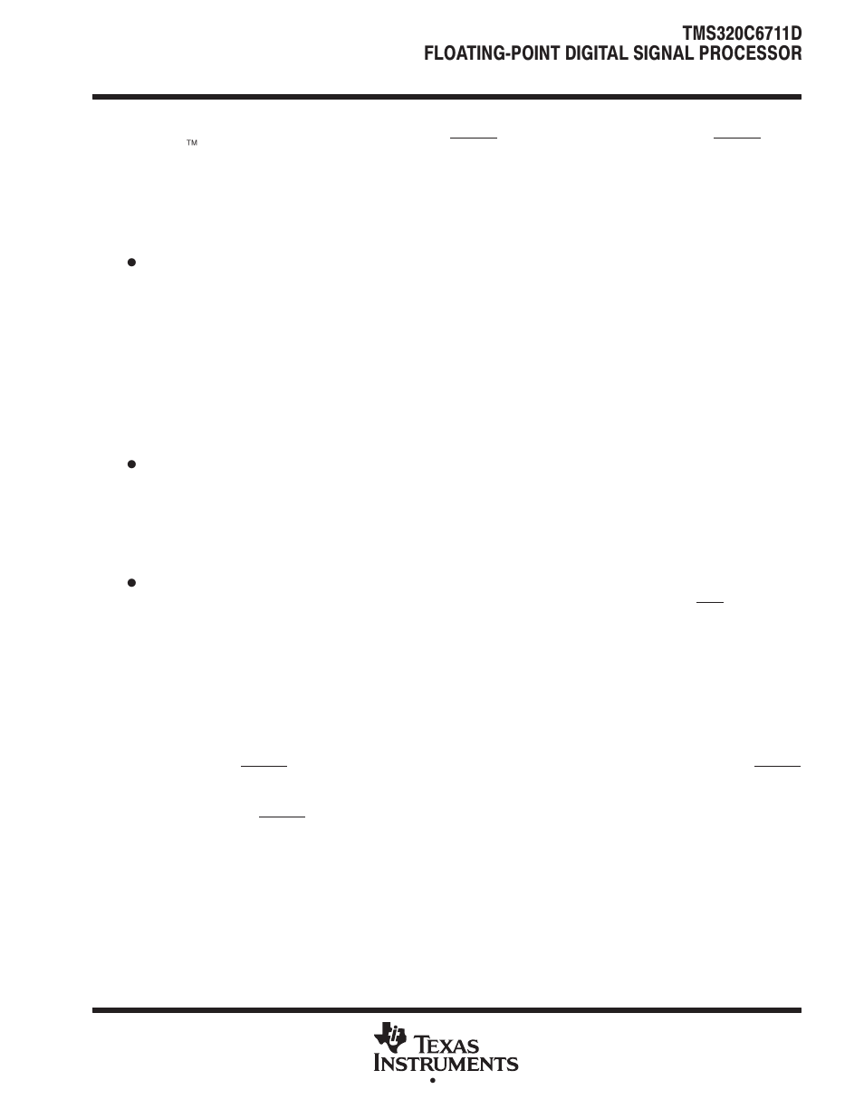 Bootmode, Reset | Motorola TMS320C6711D User Manual | Page 61 / 107