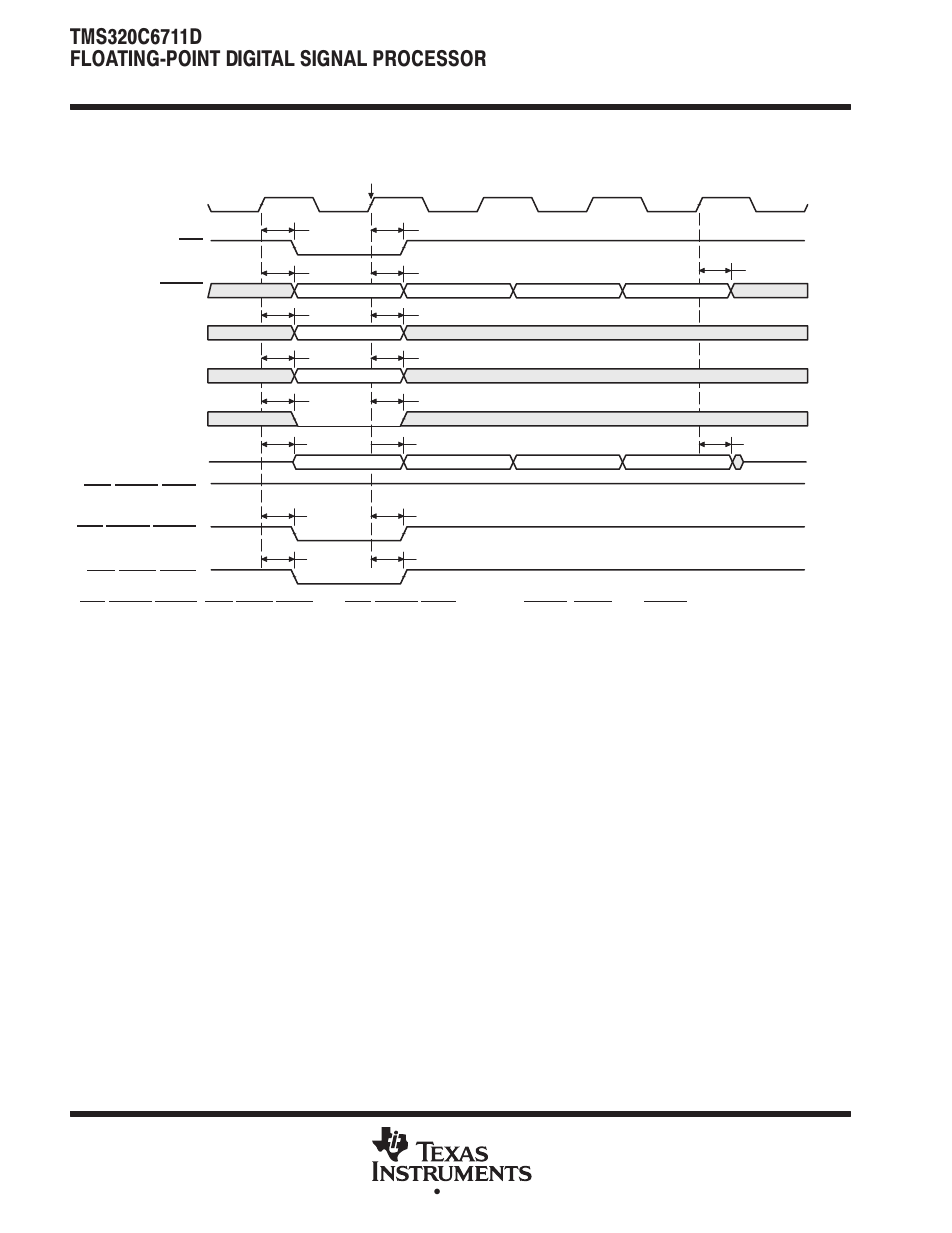 Synchronous dram timing (continued) | Motorola TMS320C6711D User Manual | Page 78 / 107
