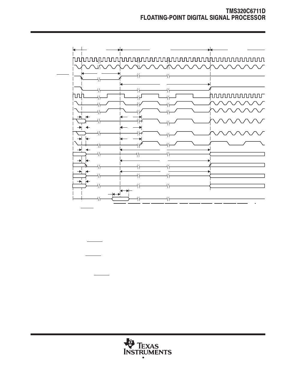 Reset timing (continued) | Motorola TMS320C6711D User Manual | Page 85 / 107