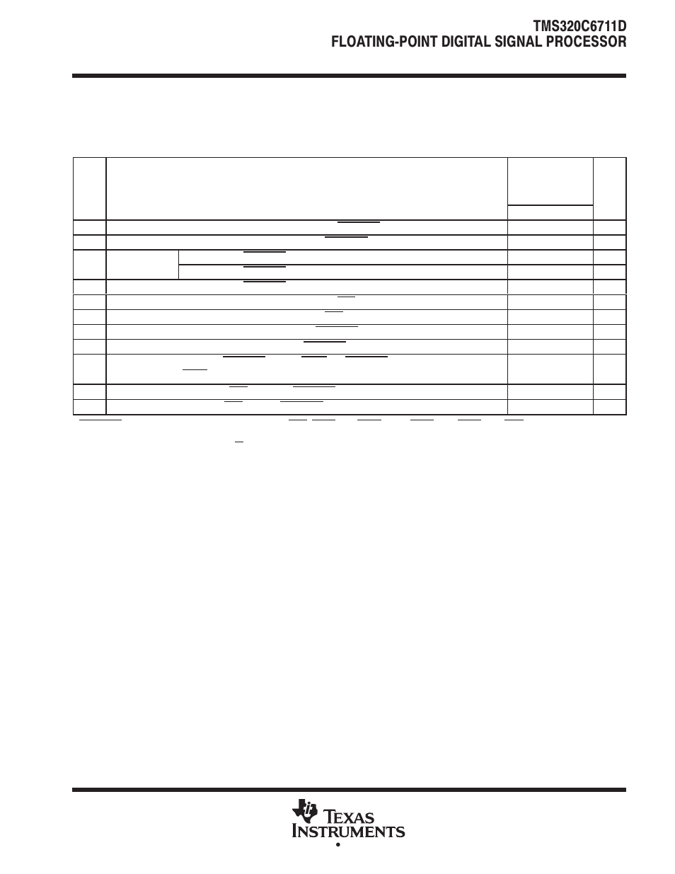 Host-port interface timing | Motorola TMS320C6711D User Manual | Page 87 / 107