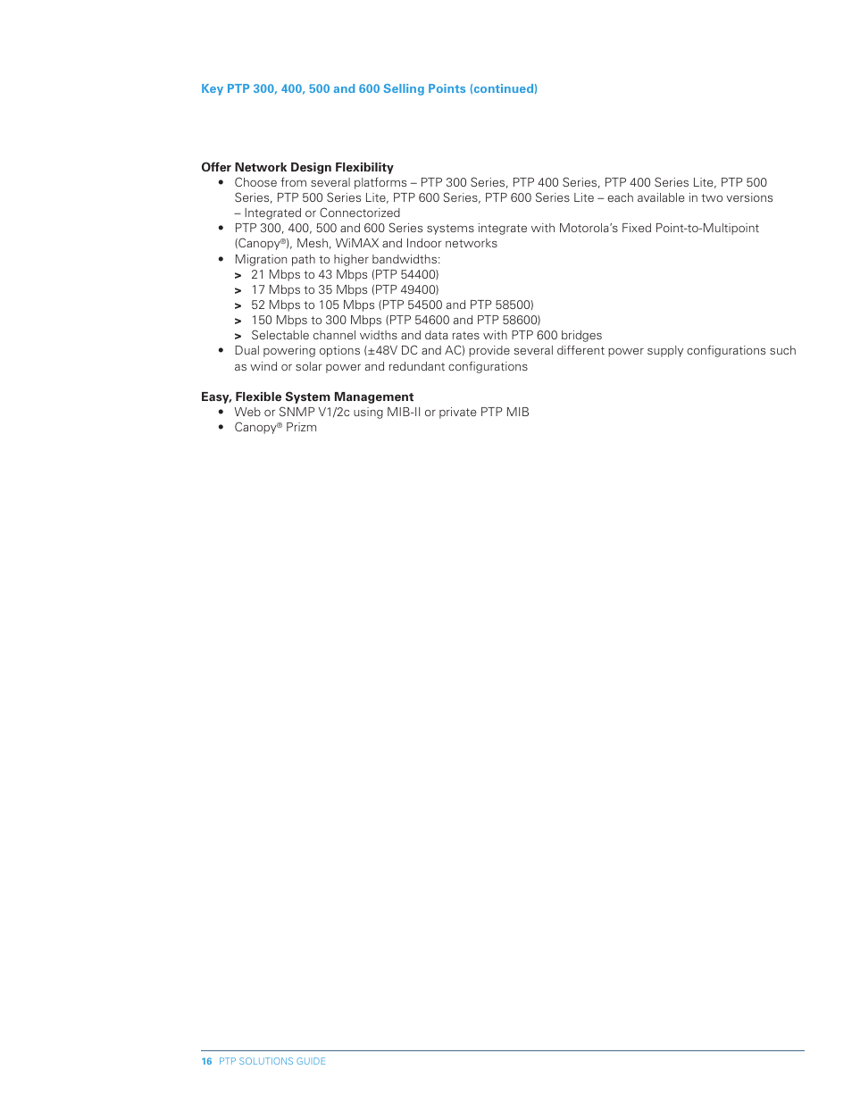 Motorola PTP 300 User Manual | Page 16 / 61