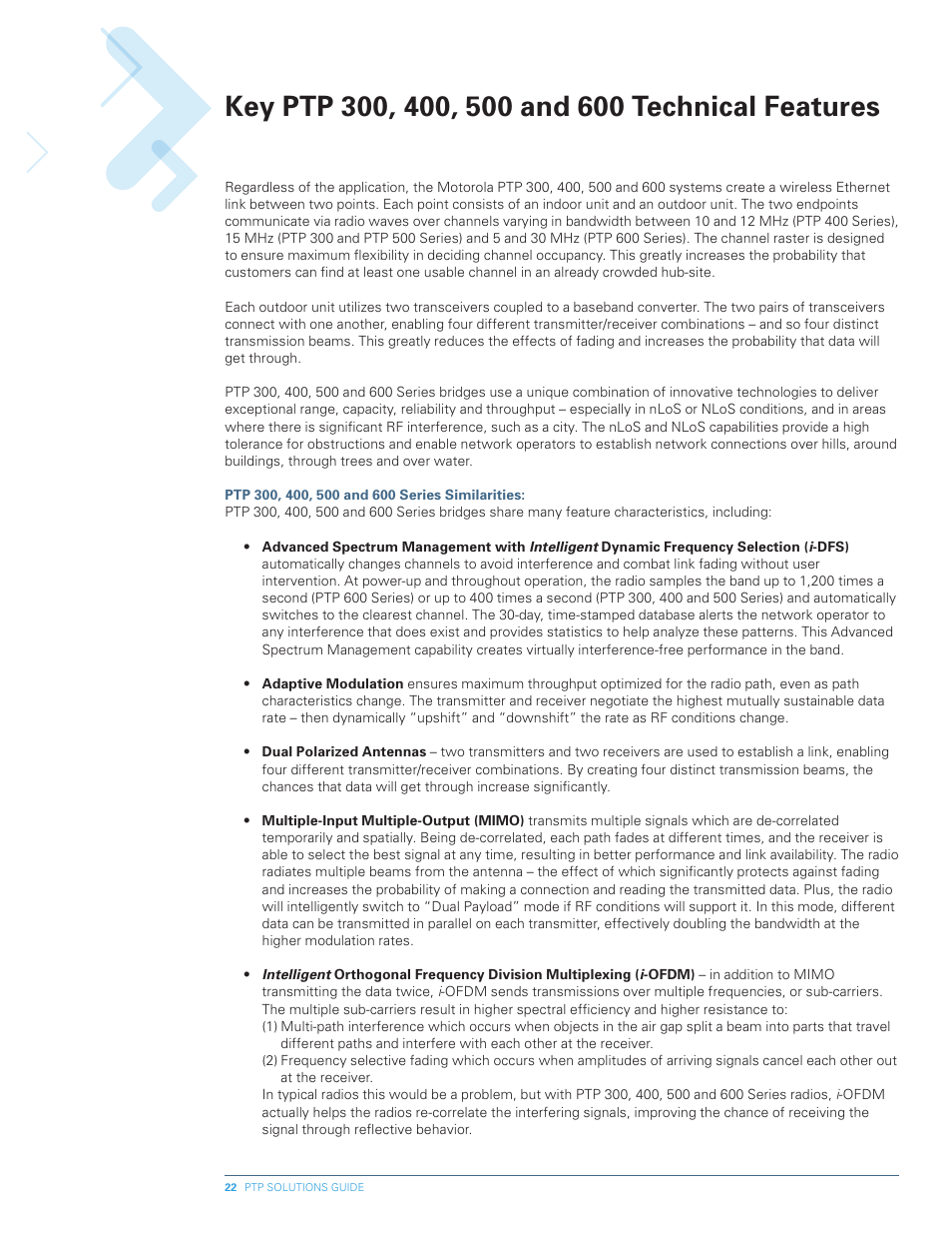 Motorola PTP 300 User Manual | Page 22 / 61