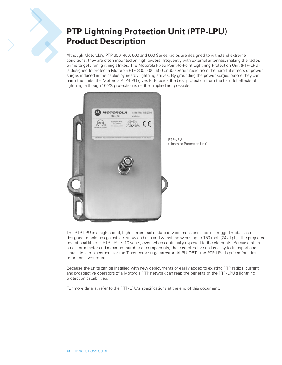 Motorola PTP 300 User Manual | Page 28 / 61