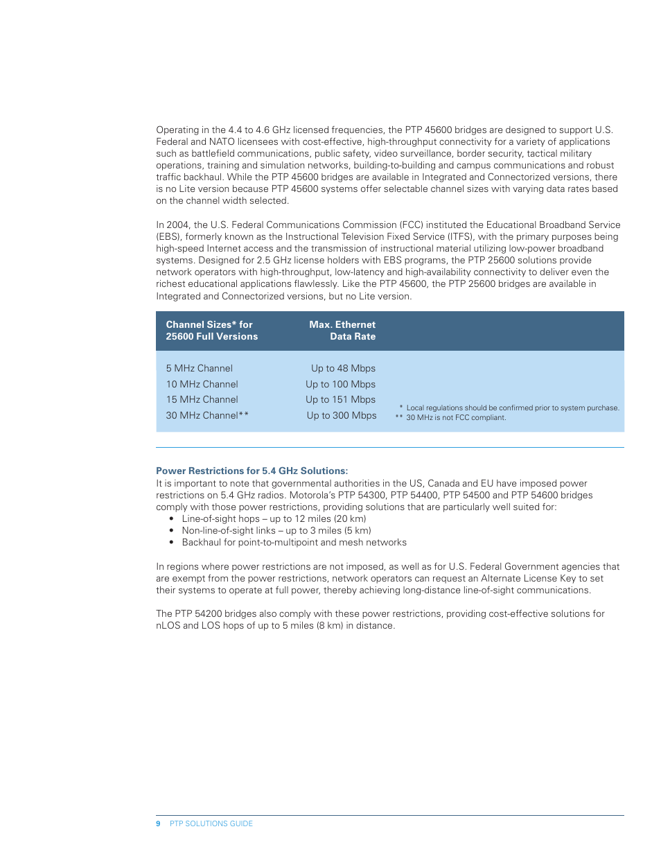 Motorola PTP 300 User Manual | Page 9 / 61