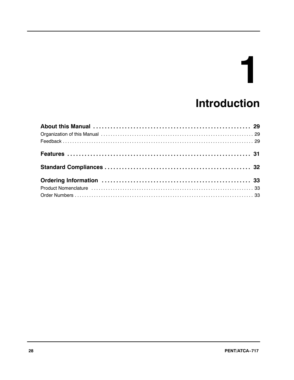 Introduction | Motorola ATCA-717 User Manual | Page 28 / 156